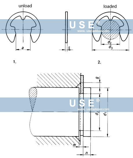 DIN 6799 - Lock Washers Retaining Washers For Shafts